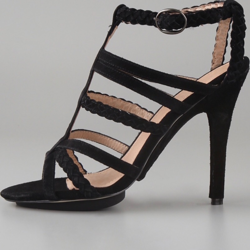 Charlotte Ronson Kate Duede Braided Ankle Strap